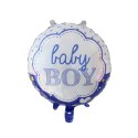 Balony na Baby Shower Bobas Chłopiec Baby Boy Zestaw 5 szt Gwiazdki Balon