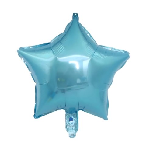 Balony na Baby Shower Bobas Chłopiec Baby Boy Zestaw 5 szt Gwiazdki Balon