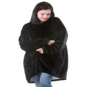 DUŻA BLUZA KOC KOCOBLUZA OVERSIZE GRUBA Z KAPTUREM SZLAFROK DAMSKA MĘSKA