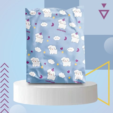 FOLIOPAKI KURIERSKIE MOCNE KOPERTY FOLIOWE 380X520 LUCKY DOG 50szt