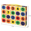 KLOCKI EDUKACYJNE PIANKOWE NAUKA MATEMATYKI DLA DZIECI 20 ELE.