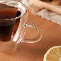 Kubek Miłosny Szklanka w Kształcie Serca Podwójna Ściana Żaroodporny 250 ml