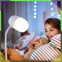 Lampka Biurkowa Nocna Ładowarka Indukcyjna Głośnik Bluetooth Szkolna Nauka