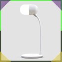 Lampka Biurkowa Nocna Ładowarka Indukcyjna Głośnik Bluetooth Szkolna Nauka