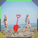 Łopatka Łopata Szpadel do Piasku na Plażę Piaskownice Mocna duża XXL 64 cm