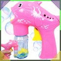 Pistolet na Bańki Maszyna do Baniek Mydlanych Generator Delfin Płyn