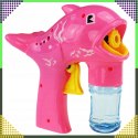 Pistolet na Bańki Maszyna do Baniek Mydlanych Generator Delfin Płyn
