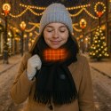 Szalik Grzewczy Podgrzewany Ocieplacz Szal Zimowy Ogrzewacz USB Powerbank