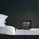 3w1 Zegar Budzik Cyfrowy Bezprzewodowa Ładowarka 15W Temperatura Lustro