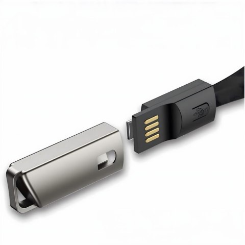 Kabel Ładowarka Brelok Smycz do Danych USB-C - USB-A Szybkie Ładowanie