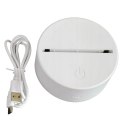 Lampka Nocna Prezent Miś 3D Illusion do Sypialni dla Dzieci Biurkowa USB