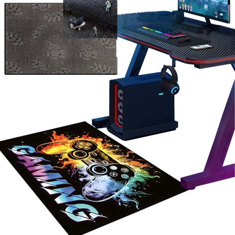 Mata Gamingowa Ochronna Dywan Chodnik pod Fotel Krzesło dla Graczy 40x60 cm
