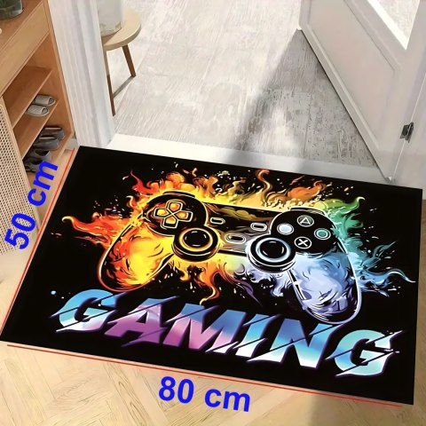 Mata Gamingowa Ochronna Dywan Chodnik pod Fotel Krzesło dla Graczy 50x80 cm