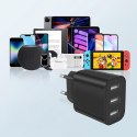 Mocna Kostka Ładowarka Sieciowa 3 x Usb Uniwerslana USB 3 Porty 5V 3.4A