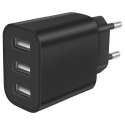 Mocna Kostka Ładowarka Sieciowa 3 x Usb Uniwerslana USB 3 Porty 5V 3.4A