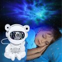 Projektor Gwiazd Astonauta Lampka Nocna Rzutnik dla Dzieci Kosmos Pilot USB