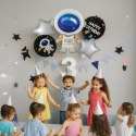 Zestaw Balonów Foliowych na Urodziny Kosmos Astronauta Gwiazdy 5 szt