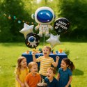 Zestaw Balonów Foliowych na Urodziny Kosmos Astronauta Gwiazdy 5 szt