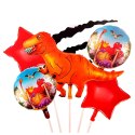 Zestaw Balonów Urodzinowych Dinozaur na Urodziny Urodzinowe Przyjęcia 5 szt