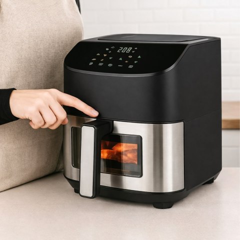 Frytkownica Beztłuszczowa Air Fryer 6L Frytownica 1500W 8 Programów Mocna