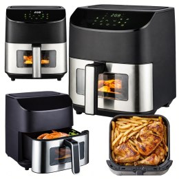 Frytkownica Beztłuszczowa Air Fryer 6L Frytownica 1500W 8 Programów Mocna
