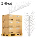 Paleta 2400 szt Metalowe Stalowe Nierdzewne Kolce na Ptaki Gołebie Wróble na Parapet Gzyms 50 cm