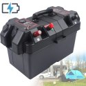 Pojemnik Skrzynka Akumulatorowa 12V Box na Akumulator z Woltomierzem 2x USB