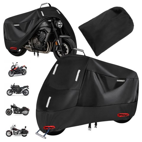 Pokrowiec XXXL na Skuter Motocykl Motor Wodoodporny Uniwersalny 265x105x125