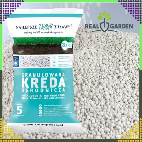 Premium Granulowana Kreda Ogrodniczna do Odkwaszania Gleby 10kg do Roślin
