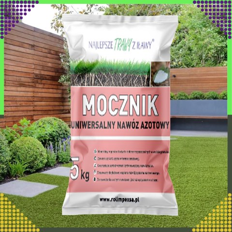 Premium Mocznik Nawóz Ekologiczny 5kg Uniwersalny Azotowy do Ogrodu Trawy