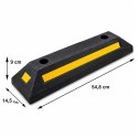 Separator Blokada Odbojnik Parkingowy Gumowy Ogranicznik Parkingowy 54 cm