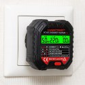 Tester Napięcia Gniazd Sieciowych Elektrycznych Gniazdek Kontaktów LCD RCD