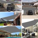 Zagiel Przeciwsłoneczny Parasol Ogrodowy Zacieniacz Prostokąt Markiza 3x3m