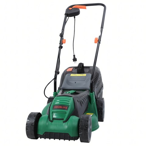 Kosiarka Elektryczna Lekka Mocna do Koszenia Trawy Duży Kosz 30L 1600W 32cm