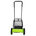 Kosiarka Ręczna Bębnowa Mechaniczna Wrzecionowa Pchana Z Koszem 16" 40 cm