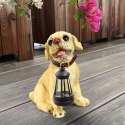 Lampa Lampka Solarna Ogrodowa Ozdobna Ozdoba Pies z Lampionem Led Dekoracja