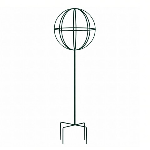 Pergola Ogrodowa Tarasowa Metalowa Podpora do Pnączy Róż Kwiatów 50x10cm zielona