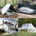 Plandeka Płachta Ochronna UV 4x6m 120g Okryciowa Mocna Uniwersalna