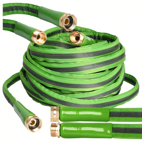 Wąż Ogrodowy 7,5 m Wysokociśnieniowy 1/2'' Mocny PVC Adapter Wytrzymały