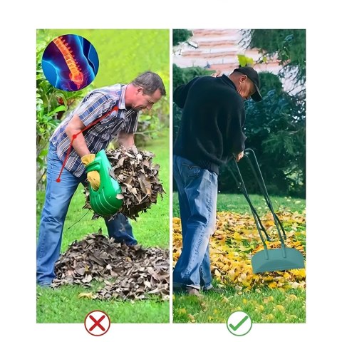 Zbieracz Chwytak Grabie do Liści Przyrząd do Zbierania Liści Ergonomiczny