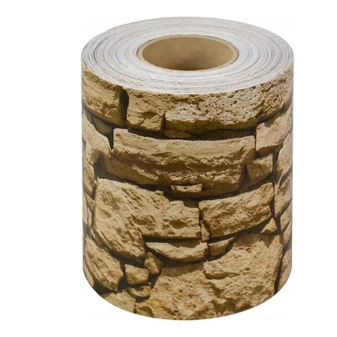 4 x Taśma Ogrodzeniowa 19cm x 35m Osłona Panelowa na Ogrodzenie Płot UV Kamień