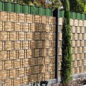 4 x Taśma Ogrodzeniowa 19cm x 35m Osłona Panelowa na Ogrodzenie Płot UV Kamień