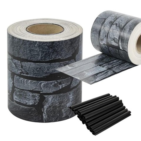4 x Taśma Ogrodzeniowa 19cm x 35m Osłona Panelowa na Ogrodzenie Płot UV Stone