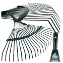 Grabie do Liści Trawy Wachlarzowe 42cm Ogrodowe z Kijem Teleskopowym 150 cm