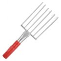 Grabki Ogrodowe Ogrodnicze Metalowe Pazurki do Grabienia Spulchniania 6 Zębne 32 cm