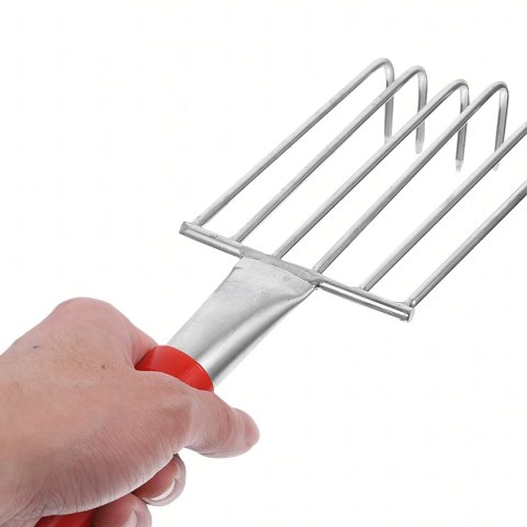 Grabki Ogrodowe Ogrodnicze Metalowe Pazurki do Grabienia Spulchniania 6 Zębne 32 cm