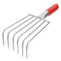 Grabki Ogrodowe Ogrodnicze Metalowe Pazurki do Grabienia Spulchniania 6 Zębne 32 cm