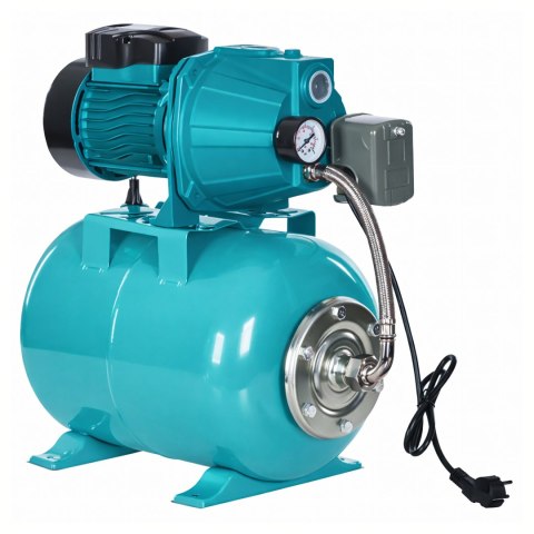 Hydrofor do Wody Pompa Hydroforowa Zbiornik 50L 750W Zestaw Wydajny Mocna