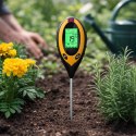 Kwasomierz Tester Gleby Ziemi Podłoża Ph Ziemi 4w1 Miernik Temperatura