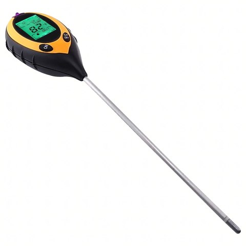 Kwasomierz Tester Gleby Ziemi Podłoża Ph Ziemi 4w1 Miernik Temperatura